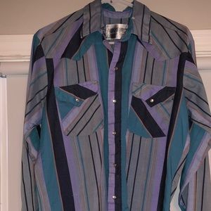 Vintage button down, long sleeve